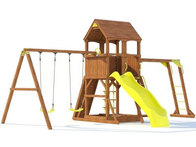 Деревянная детская площадка Прованс 2 с рукоходом